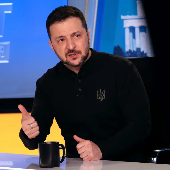 President Zelenskyy says he's "ready to sign the mineral deal". Credit: Win McNamee/Getty Images