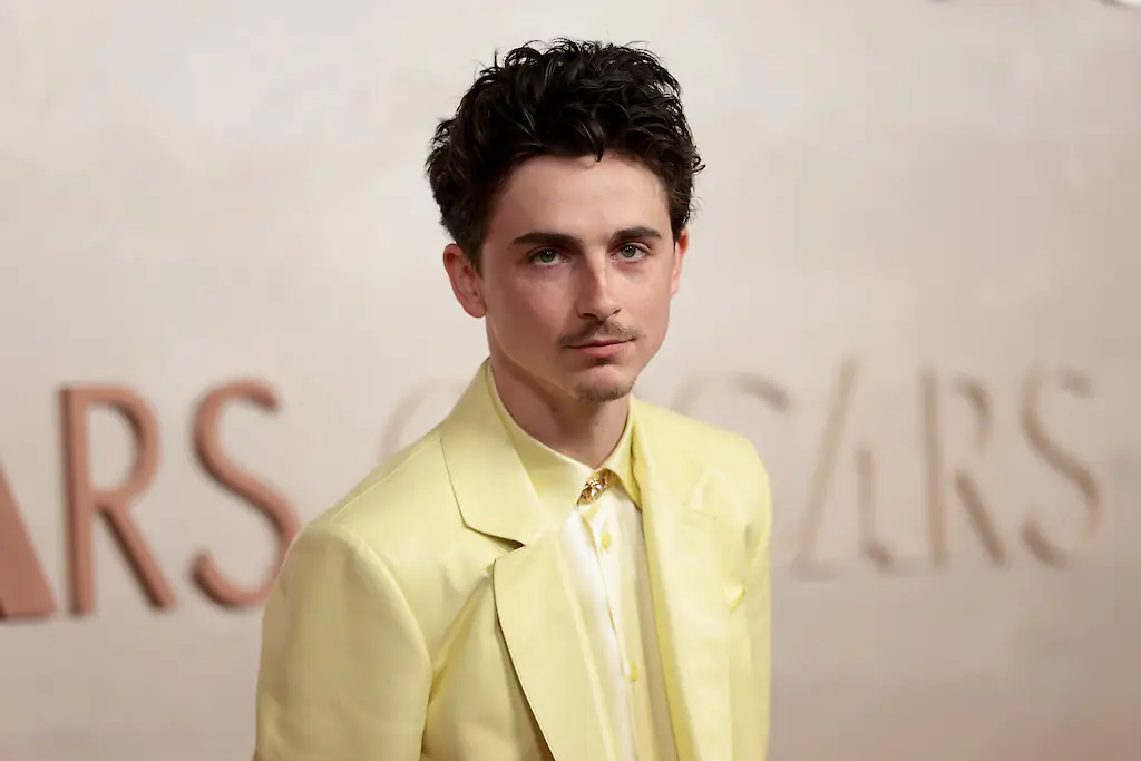 Timothée Chalamet has debuted a bold new look. Picture: Getty.e