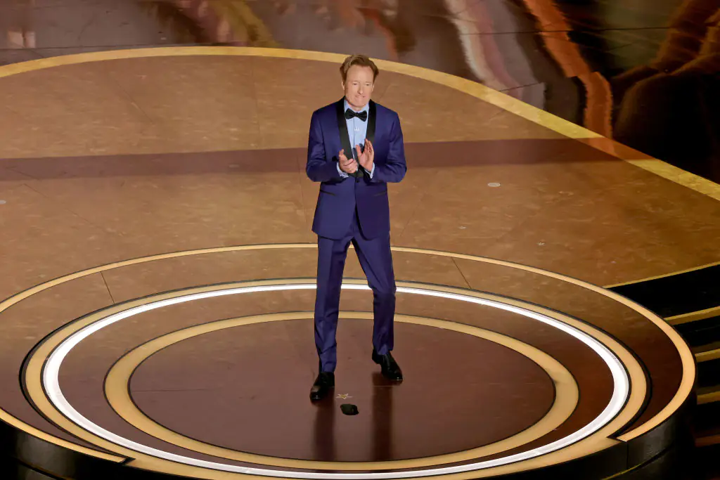 Conan O'Brien divided viewers with the joke. Credit: Kevin Winter/Getty Image