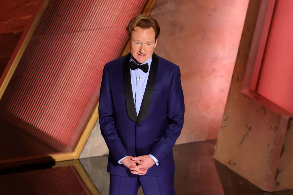 Conan O'Brien hosted his first Oscars. Credit: Kevin Winter/Getty Images