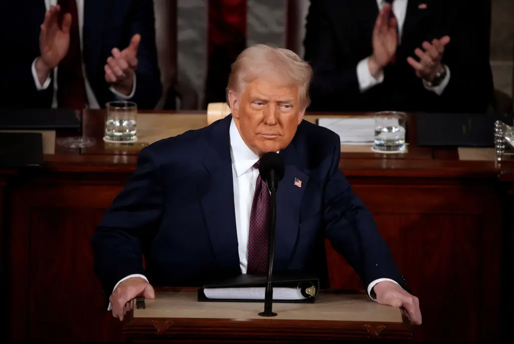 Donald Trump has revealed what he believes is the most urgent threat to humanity. Credit: Andrew Harnik/Getty Images