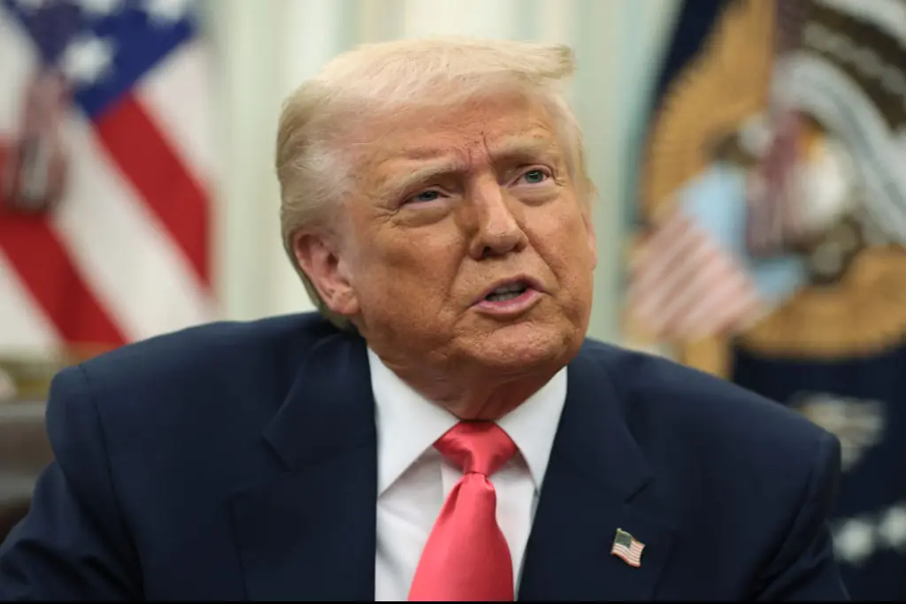 Trump has shared a scathing threat to Houthi rebels. Credit: Alex Wong/Getty Images