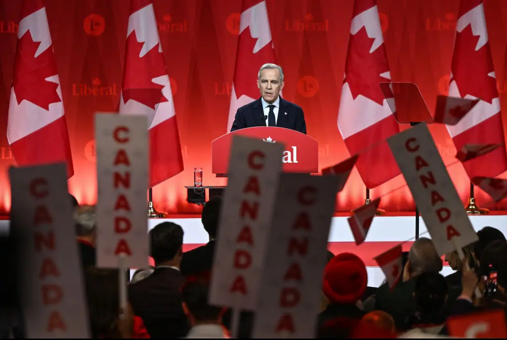 The country’s incoming Prime Minister, Mark Carney, flatly rejected the idea. Credit:	NurPhoto / Contributor