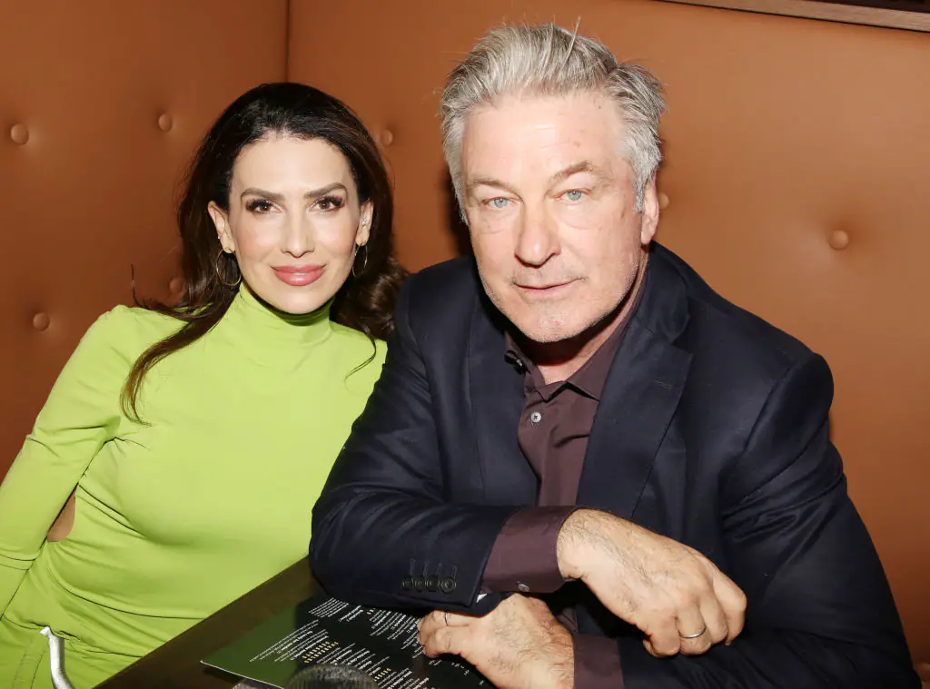 Hilaria scolded her husband Alec for talking over her on the red carpet. Credit:	Bruce Glikas / Getty