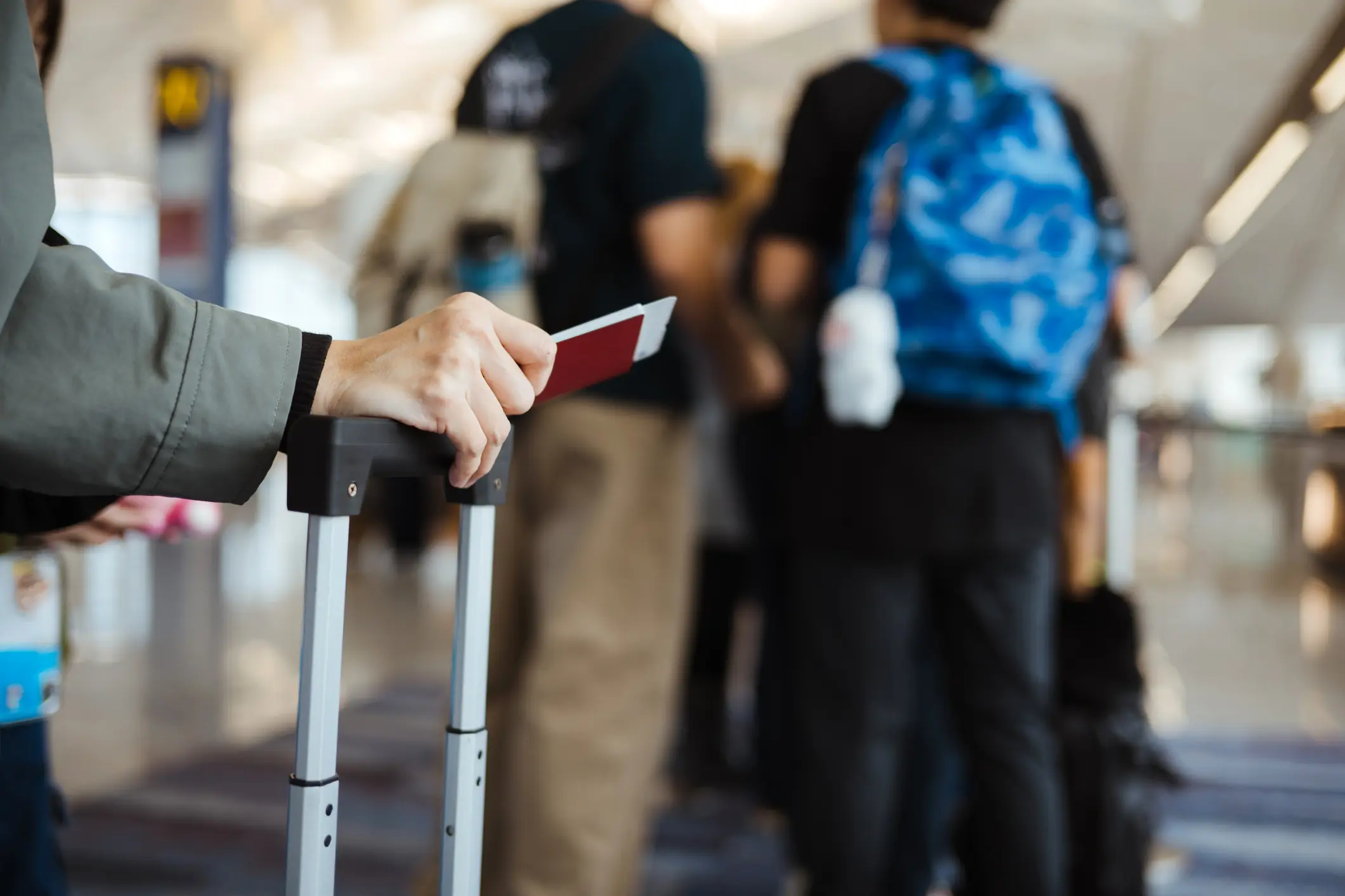 A man encountered an embarrassing situation while passing through airport security in Nevada. Credit: Chong Kee Siong / Getty