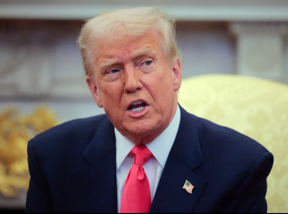 President Trump calls for 'distorted' portrait of him to be removed