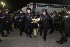 First immigrants from America arrive in 'world's worst prison' after Trump 'defies judge's ruling'