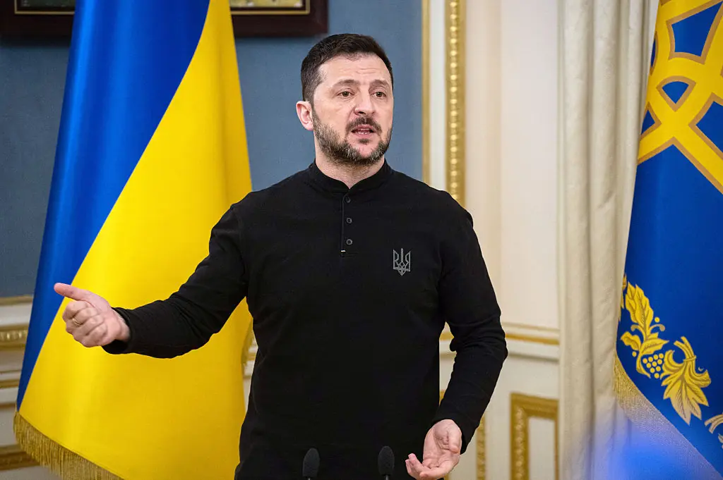 Volodymyr Zelenskyy has rejected Trump's latest peace deal. Credit: NurPhoto / Getty