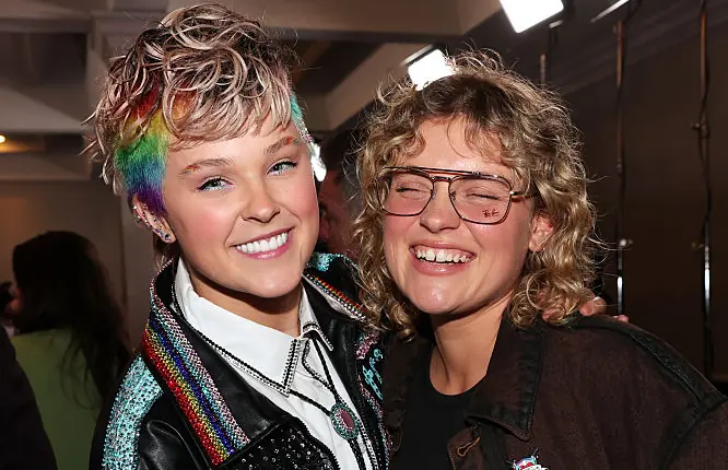 JoJo Siwa's partner hits out at Mickey Rourke for making homophobic comment to her