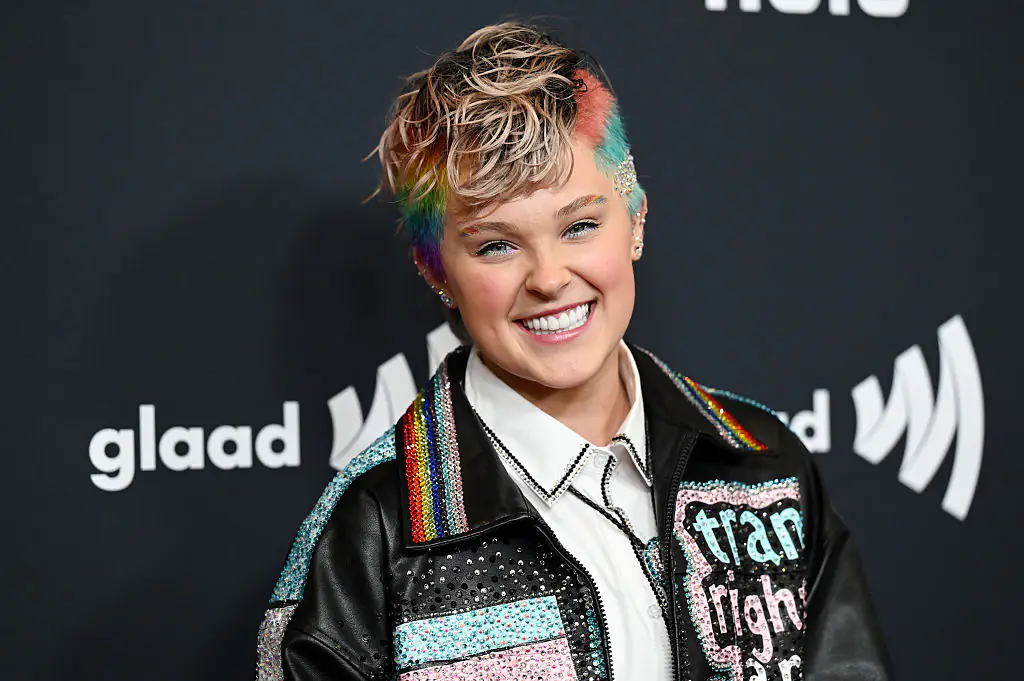 JoJo Siwa has reported ending things with her partner, Kath Ebbs. Credit: Gilbert Flores / Getty