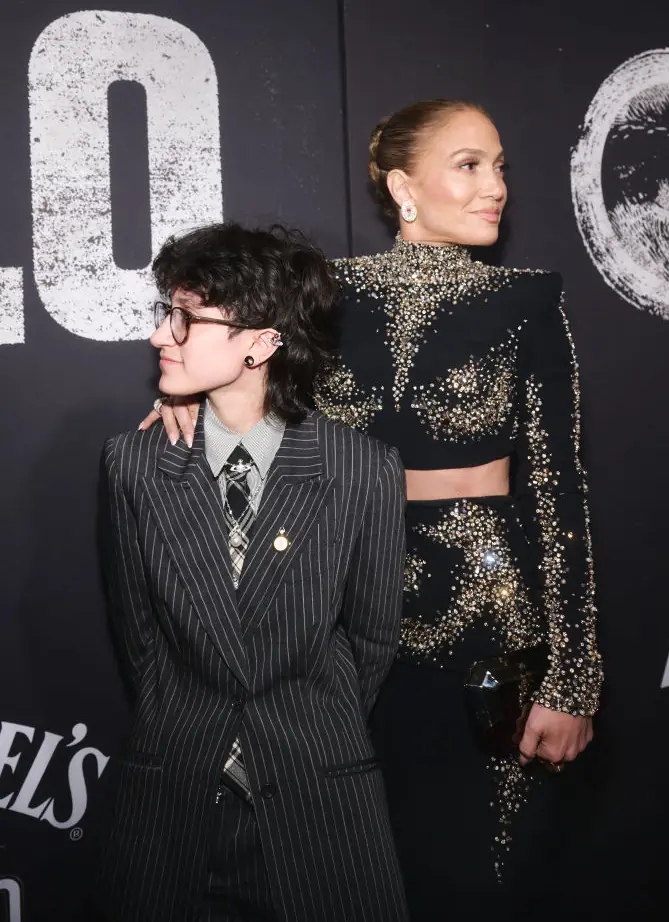 Lopez reportedly went "mama bear" to defend Emme from a photographer. Credit: Valerie Terranova/Getty Images
