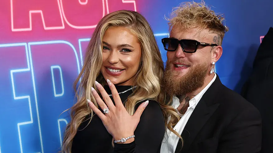 Jutta Leerdam and Jake Paul 