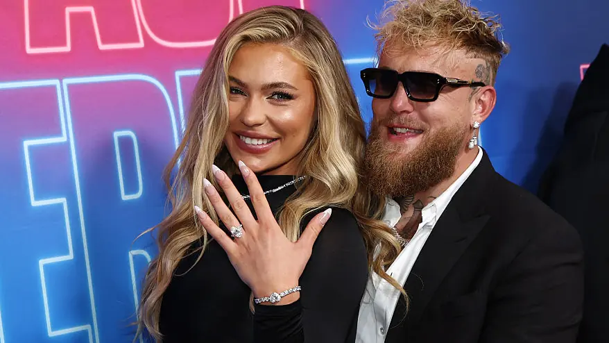 Jutta Leerdam and Jake Paul 