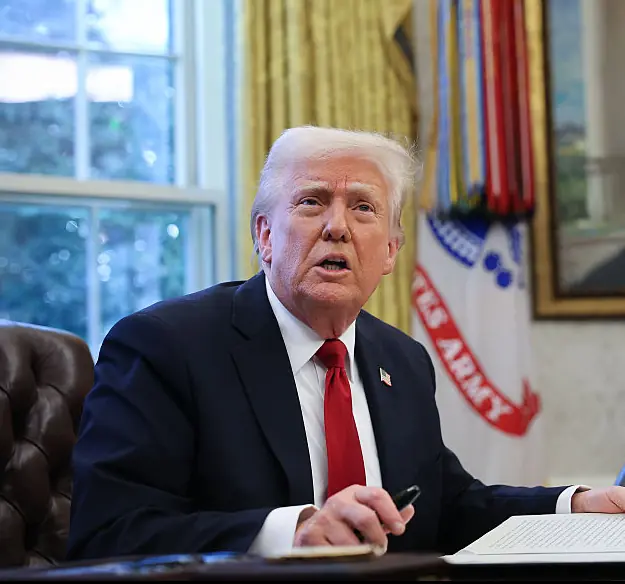 Trump has been vocal on Truth Social. Credit: Win McNamee / Getty