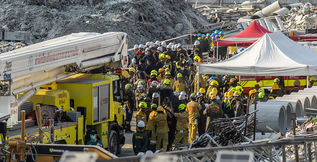 At least 144 dead and 117 trapped under skyscraper after devastation caused by 7.7 earthquake
