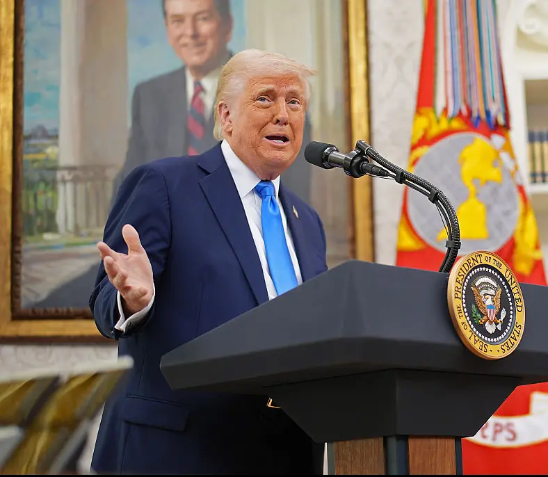 The White House has warned China's tariff's could jump to 245%. Credit: Andrew Harnik / Getty
