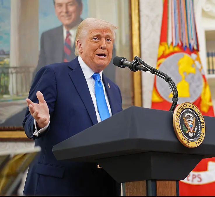 The White House has warned China's tariff's could jump to 245%. Credit: Andrew Harnik / Getty