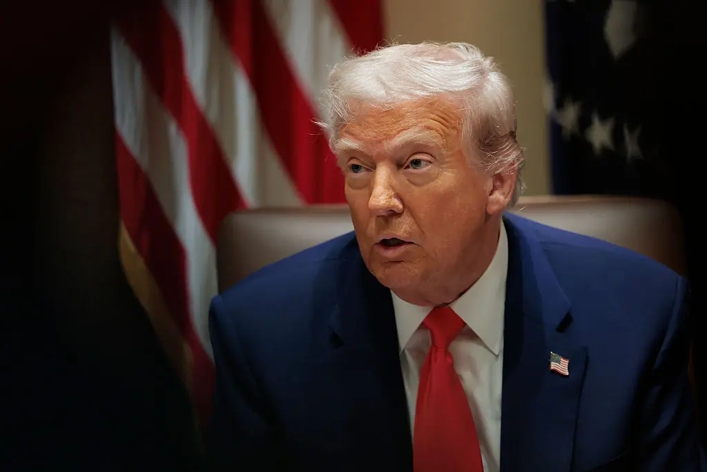  Trump has spoken out about his relationship with Putin. Credit: Anna Moneymaker / Getty