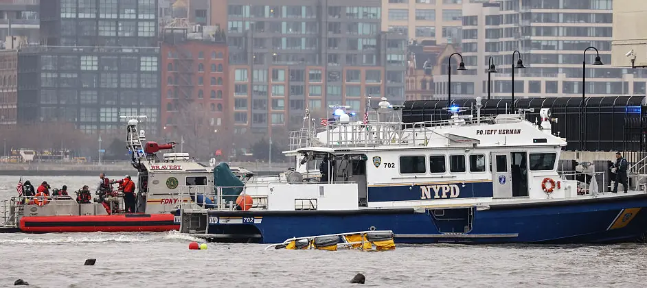New York Helicopter Tours shuts down 'immediately' after horror crash into the Hudson River killed family of 5 and pilot