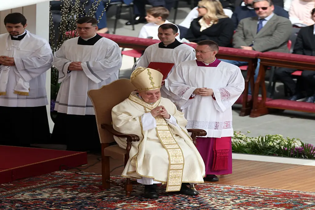 Pope Francis made a public appearance the day before his death. Credit: Marco Iacobucci/SOPA Images/LightRocket via Getty Images
