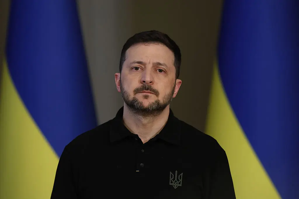 Zelenskyy has issued a stern warning. Credit: Global Images Ukraine / Getty