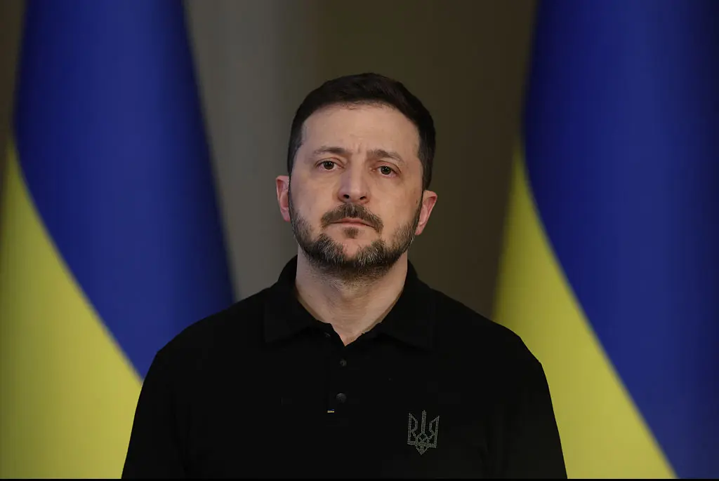 Zelenskyy has issued a stern warning. Credit: Global Images Ukraine / Getty