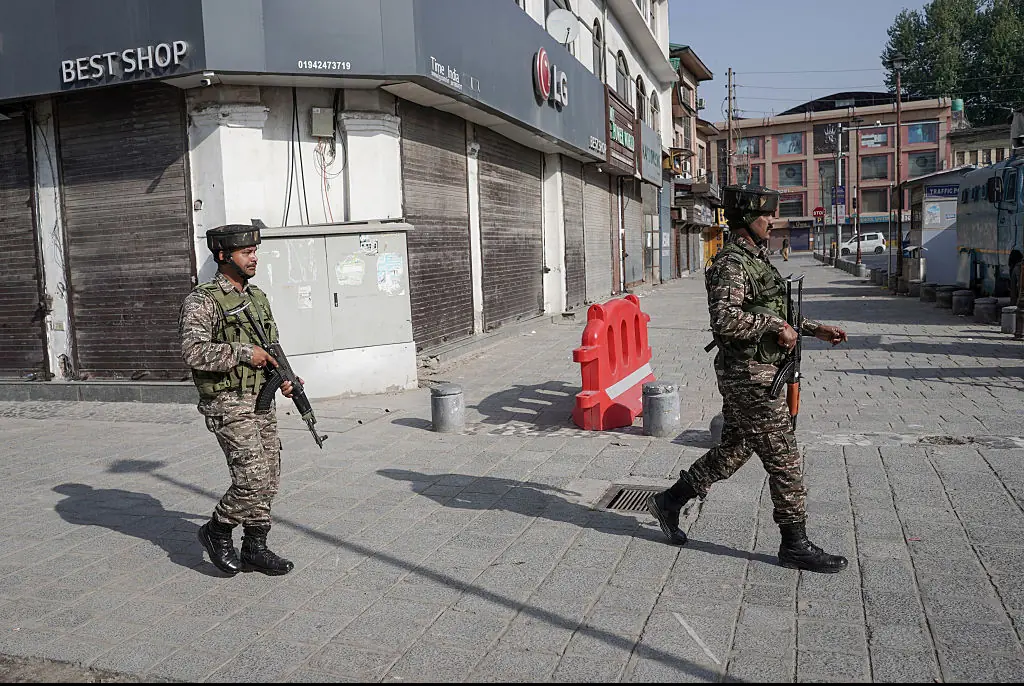 Security in the region has been increased following the attack. Credit: Muzamil Mattoo/NurPhoto via Getty Images