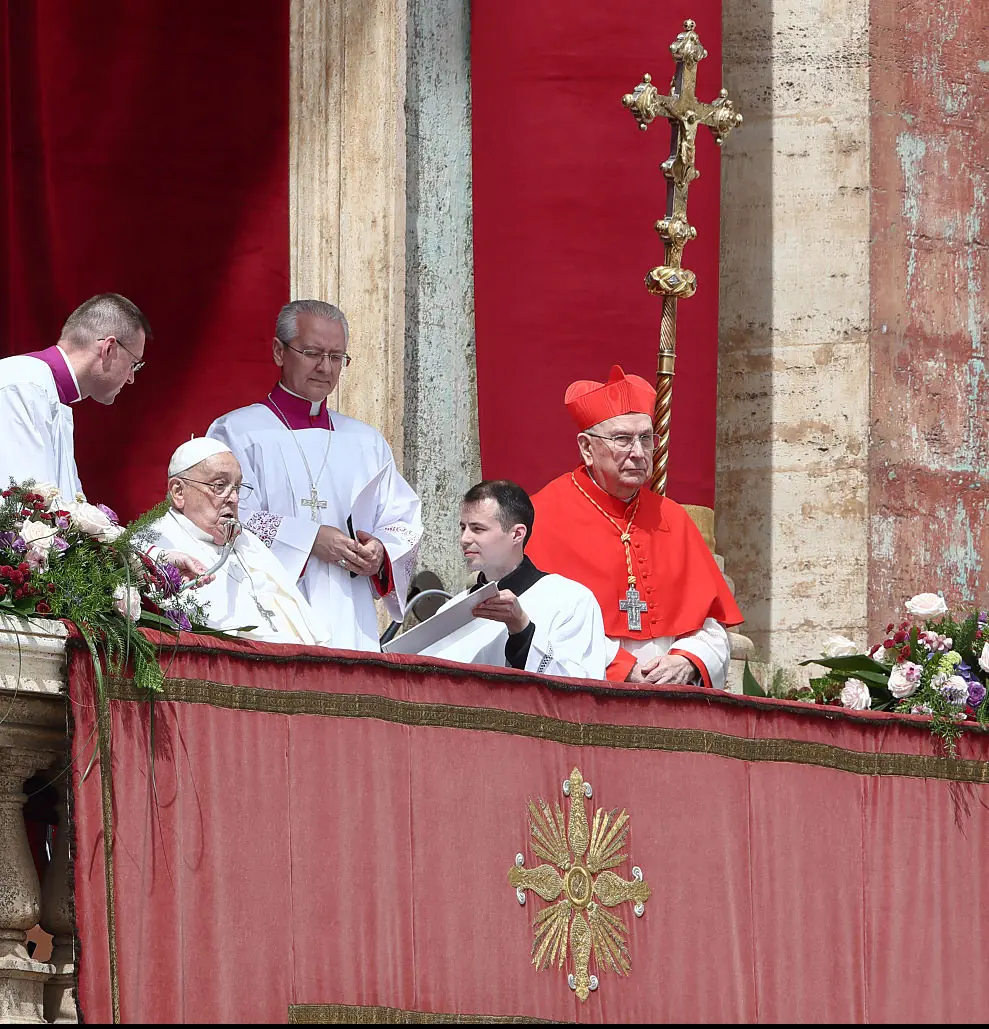 Pope Francis' final public appearance was on Easter Sunday. Credit: Mondadori Portfolio / Getty