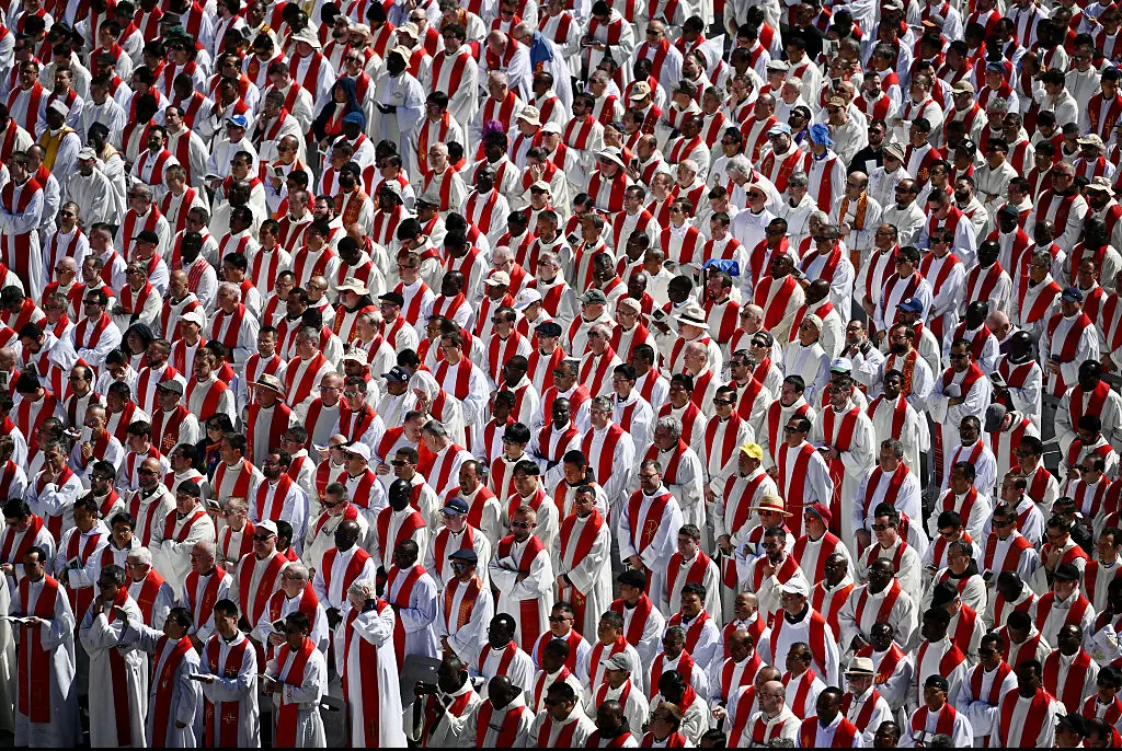 Tens of thousands of mourners are expected to be in attendance for Pope Francis' funeral. Credit: Antonio Masiello/Getty Images