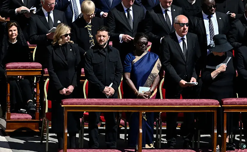 Once again, here's why Zelensky is not wearing a suit to The Pope's funeral as viewers brand him 'shameful'