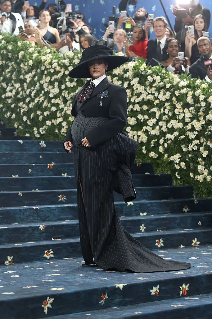 Rihanna confirmed she is pregnant with her third baby. Credit: Udo Salters/Patrick McMullan via Getty Images