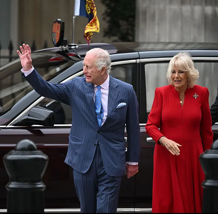 New portraits of King Charles and Queen Camilla have been unveiled. Credit: Rasid Necati Aslim/Anadolu/Getty