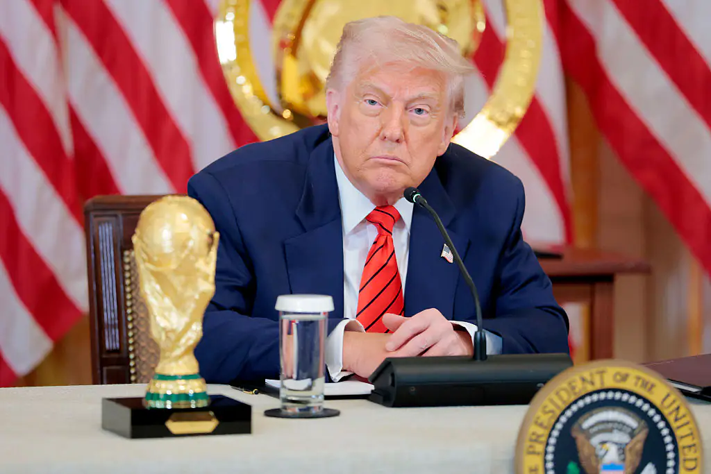 Trump says the NFL should change its name during the World Cup. Credit: Anna Moneymaker / Getty