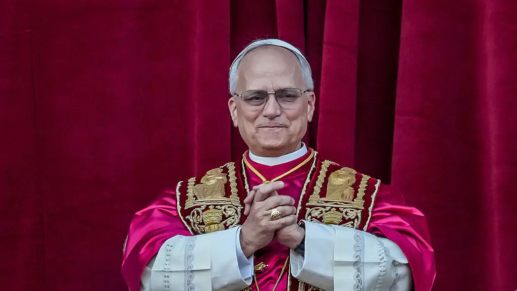 The Pope spoke of leaders with "hands full of blood" on Sunday. Credit: Christopher Furlong/Getty Images