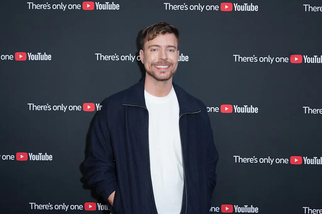 Wall was a central figure in MrBeast’s 100-pound weight loss challenge video. Credit: John Nacion / Getty
