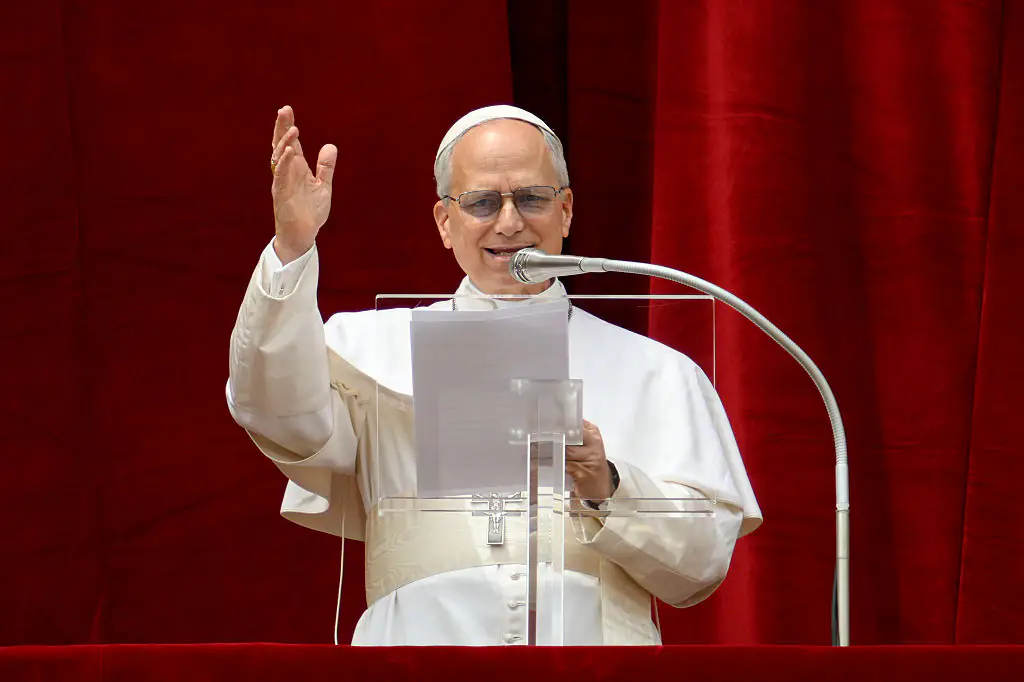 Pope Leo XIV is the 267th Pontiff. Credit: Vatican Pool / Getty