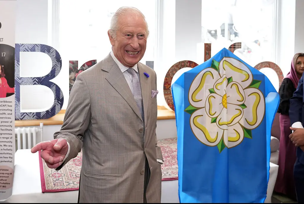 King Charles visited Impact Hub Yorkshire, which provides support to businesses finding sustainable solutions to social challenges on May 15. Credit: WPA Pool / Getty