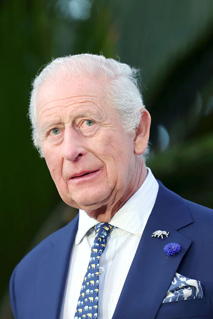 King Charles wasn't entertaining any Putin talk in front of the cameras. Credit: Chris Jackson / Getty