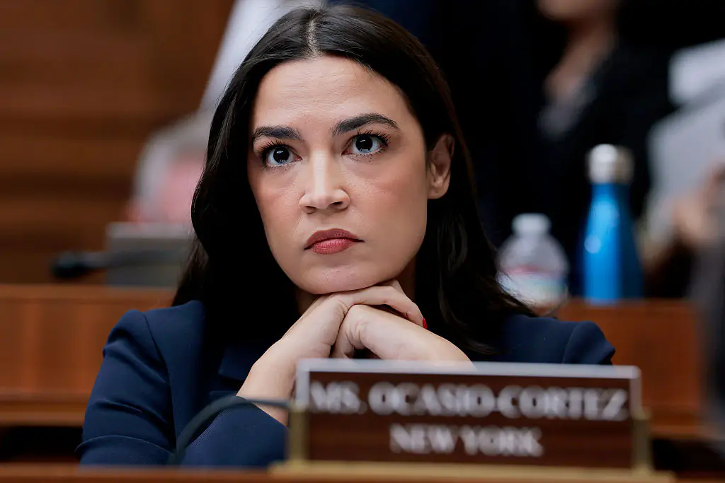 Videos of Alexandria Ocasio-Cortez have caused many social media users to get carried away. Credit: Anna Moneymaker / Getty