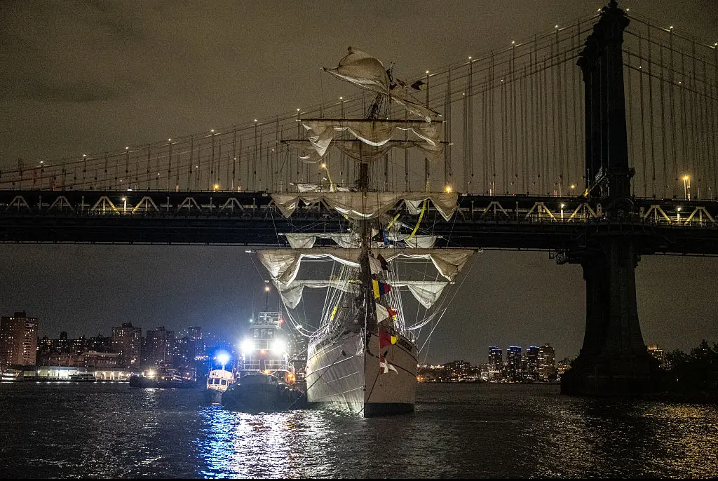 Two dead and many more injured as ship crashes into Brooklyn Bridge