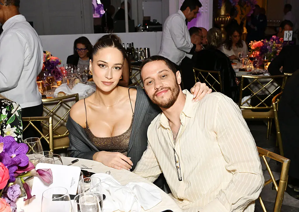 Pete Davidson and Elsie Hewitt are about to become parents. Credit: Slaven Vlasic/Getty Images for Endometriosis Foundation of America
