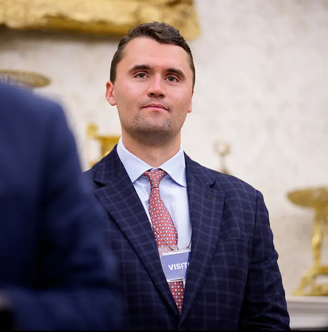  Charlie Kirk has been pronounced dead after he was shot at an event in Utah. Credit: Andrew Harnik / Getty