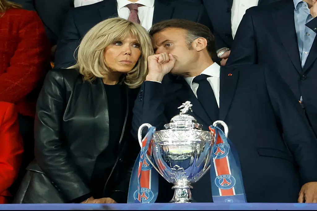 Macron and his wife have found themselves at the center of controversy. Credit:  Jean Catuffe/Getty Images