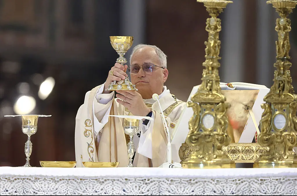 People can't believe their eyes after spotting 'surreal' part of Pope Leo's outfit as he celebrated mass