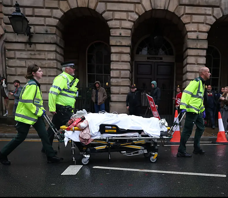 Just under 50 people were injured, including children. Credit: Getty Images 