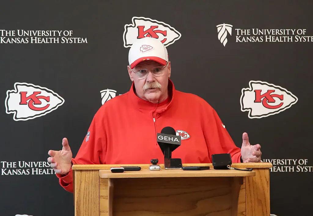 Chiefs coach Andy Reid's office struck by bullet while he was inside