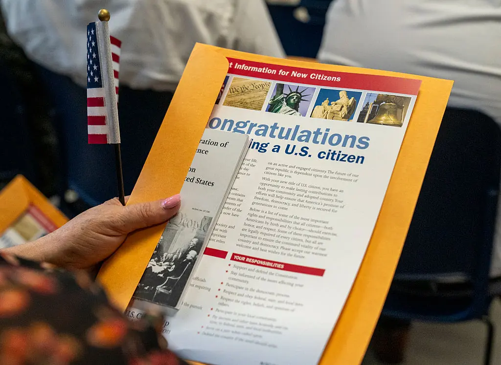 Trump signed an executive order aimed at ending automatic citizenship rights for nearly anyone born on US territory. Credit: Robert Nickelsberg / Getty