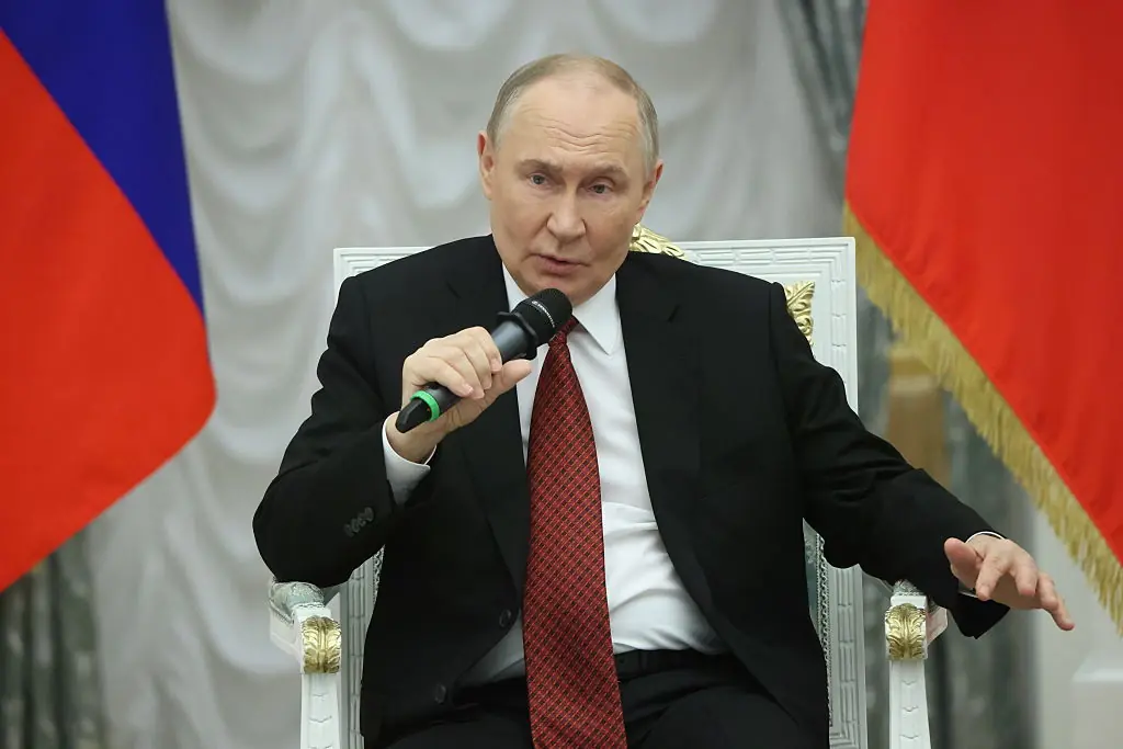 Russian President Vladimir Putin has issued a stark warning to the West, boasting about Russia's advancements in nuclear weapons. 
Credit: Contributor / Getty