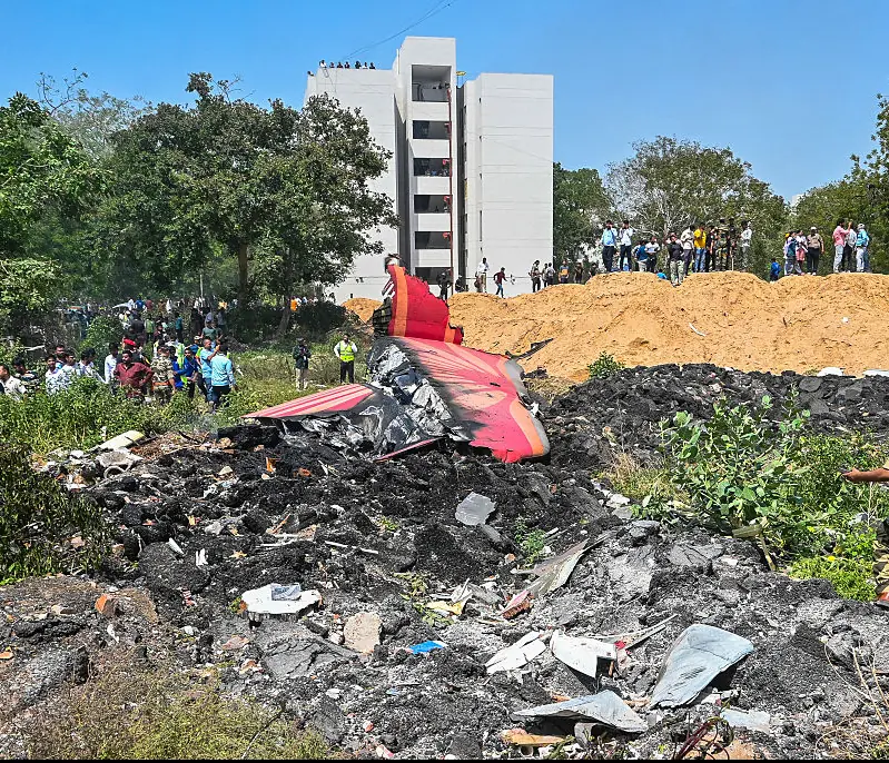 The Air India flight crashed shortly after takeoff. Credit: NurPhoto / Getty