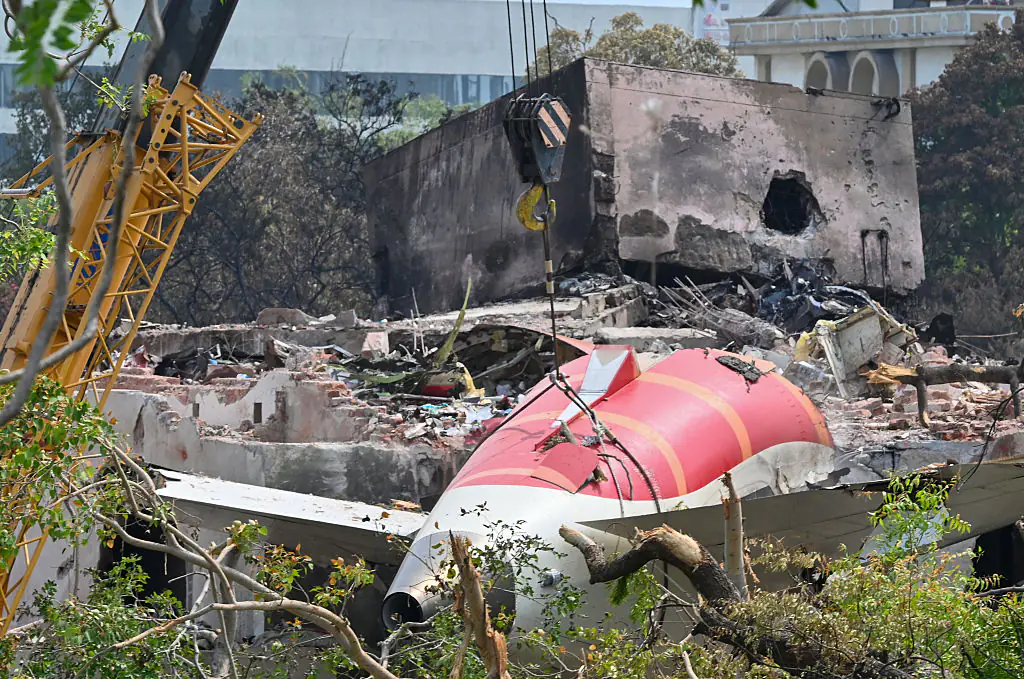 The Air India crash claimed 260 lives. Credit: Hindustan Times / Getty Images.